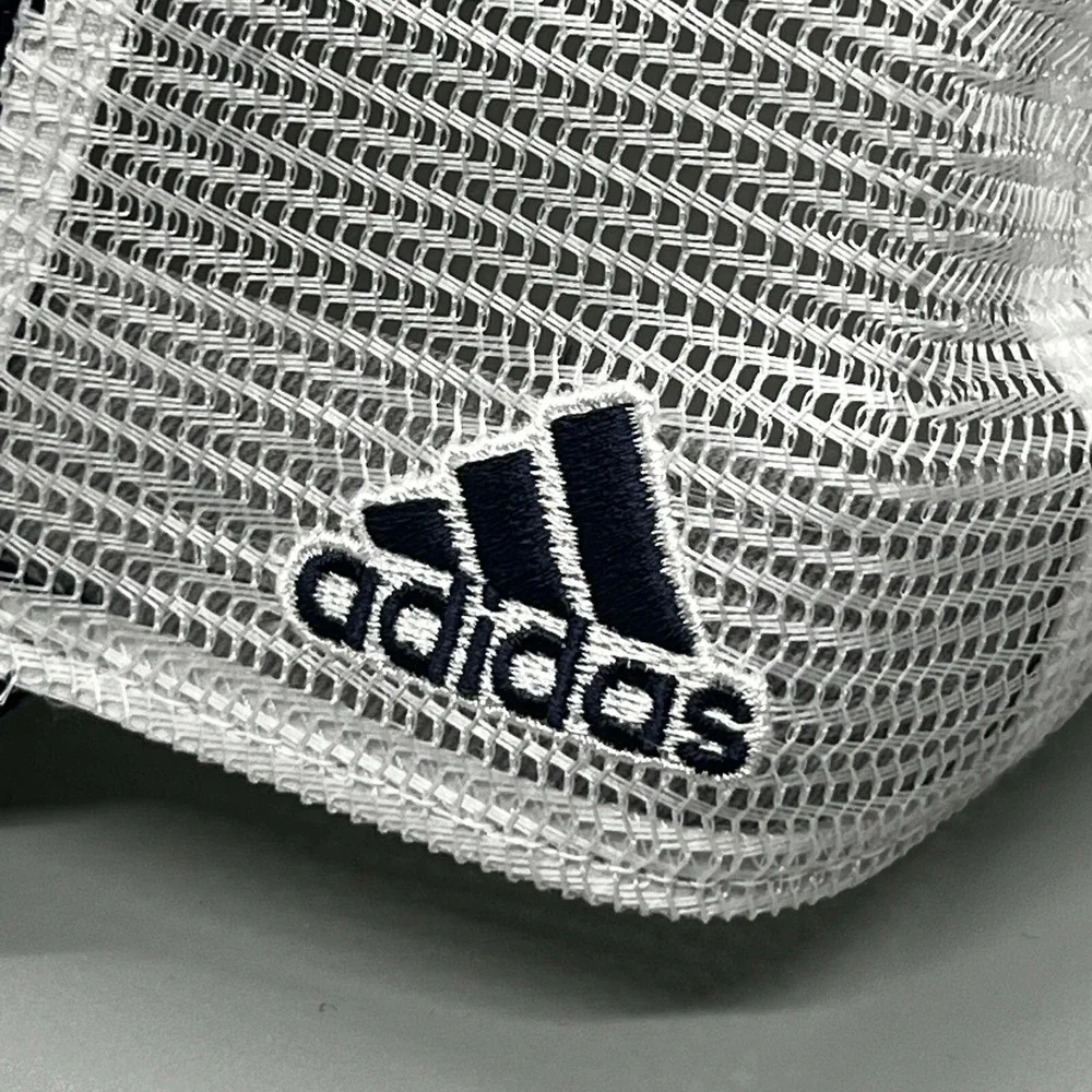 Rice Owl Club adidas Snap-Back Hat Unisex Navy/White Used Mesh Trucker Cap NCAA